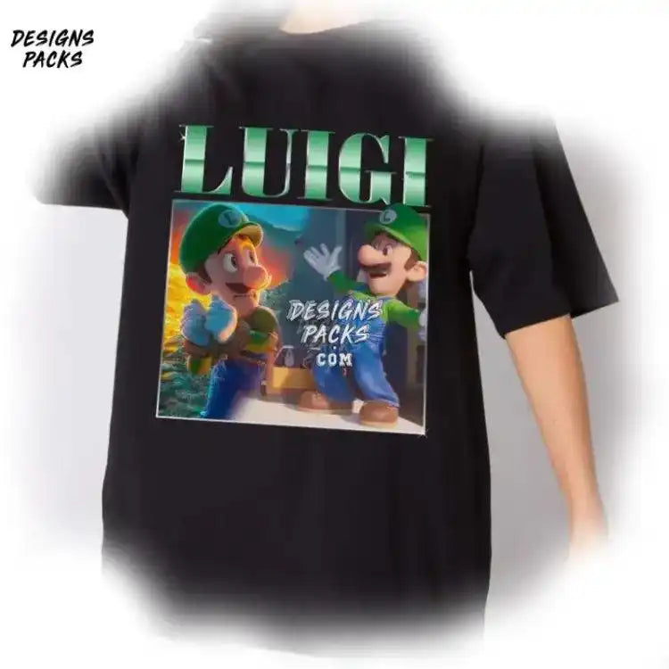 Vintage Luigi Mario Bros Video Game Super Png Design