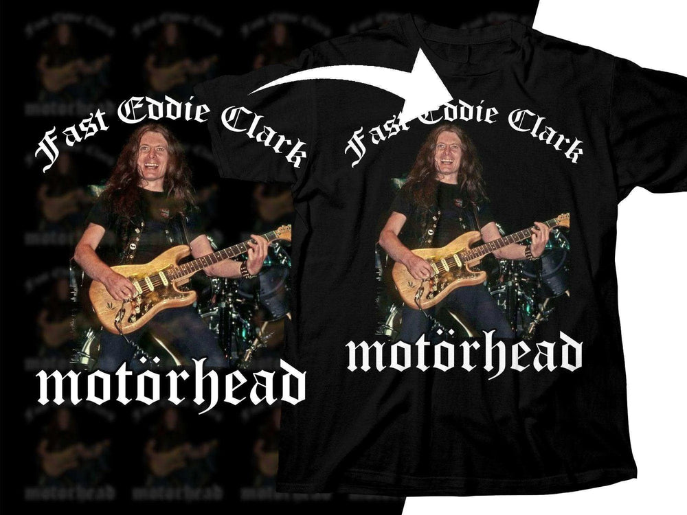 Vintage Motörhead Fast Eddie Clarke Rock Png Halftone Digital Download