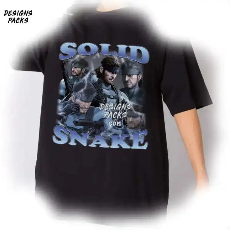 Vintage Olid Snake Metal Gear Solid Png Design
