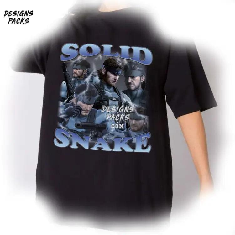 Vintage Olid Snake Metal Gear Solid Png Design