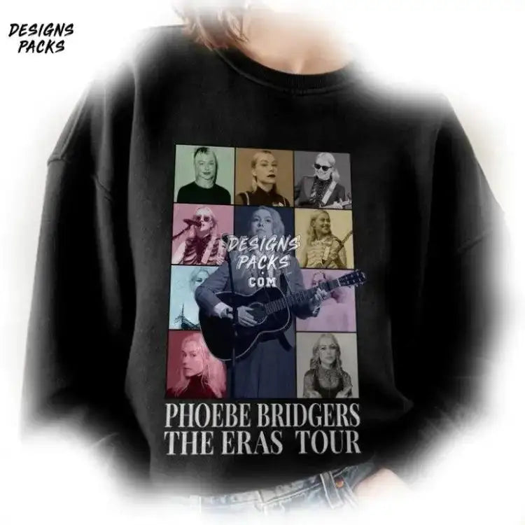 Vintage Phoebe Bridgers Fan Eras Tour Style Png Design