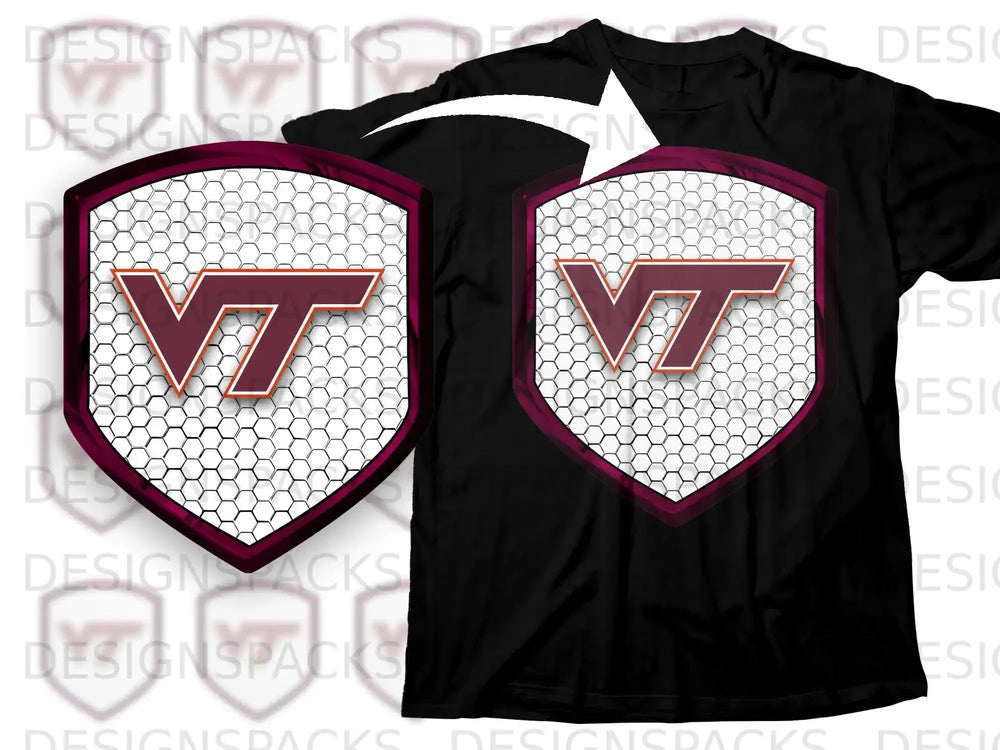 VT Shield Graphic Tee Shirt for Casual and Sporty Look