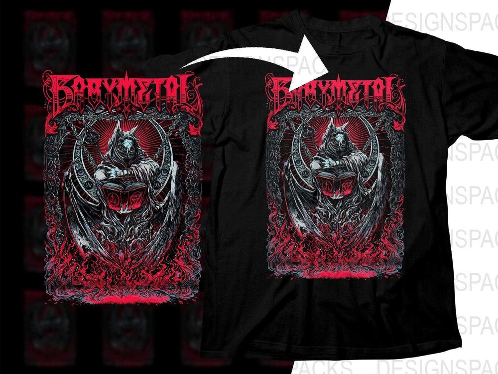 Vivid Babymetal Infernal Rock Band Design Png Halftone Digital Download