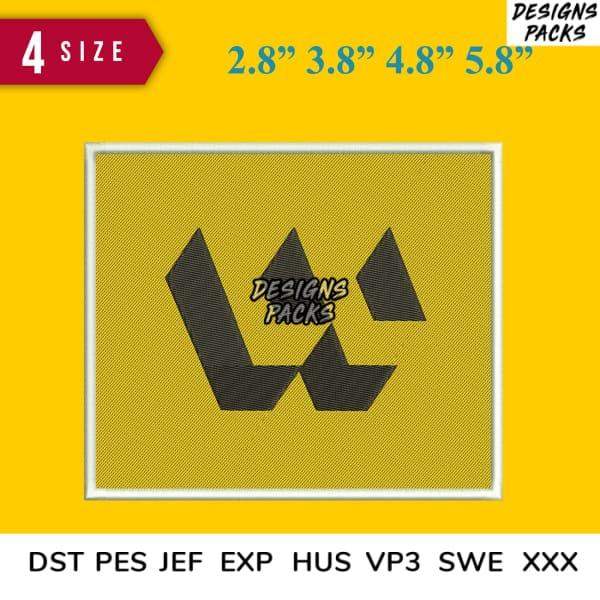 Embroidery design in 4 sizes: 2.8” to 5.8”, compatible with DST PES JEF formats, print-ready for apparel