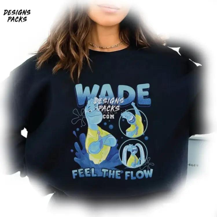 Wade Feel The Flow Ember Elemental Sublimation Design Cartoon Png