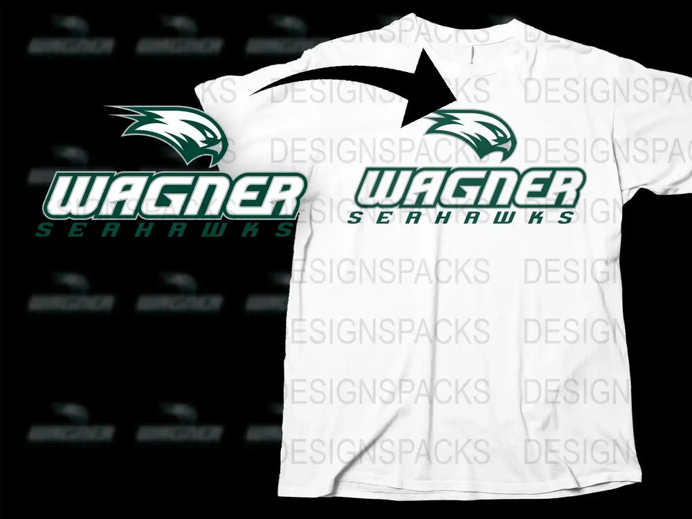 Wagner Seahawks College Football Png Digital Download