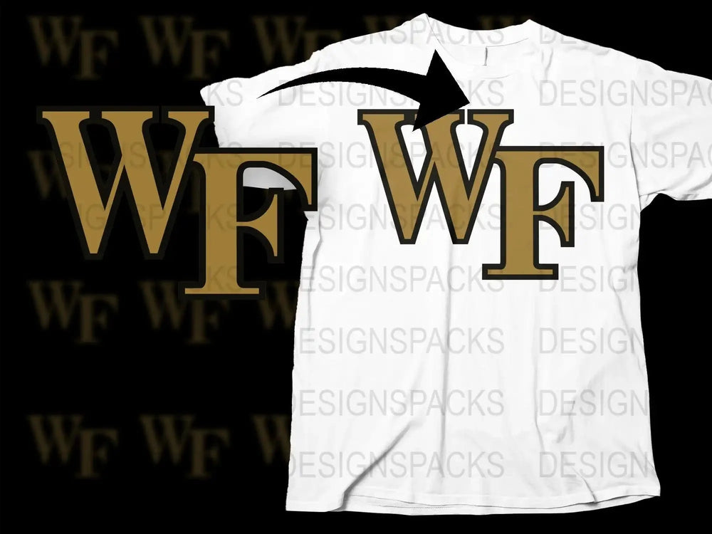 Wake Forest Demon Deacons College Football Png Digital Download