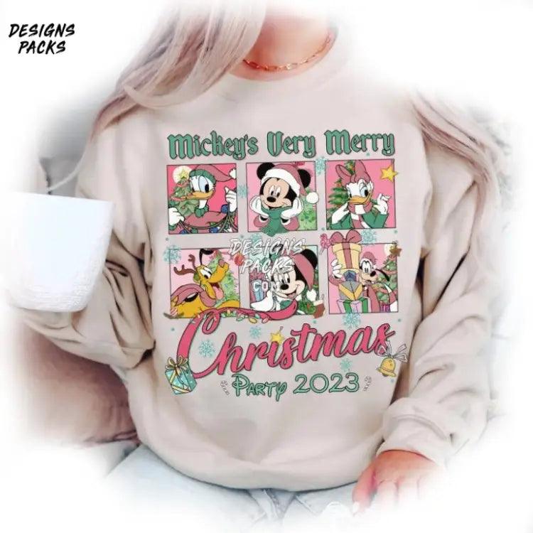 Walt Cartoon World Christmas Wdw Mickeys Very Merry Party Png Design