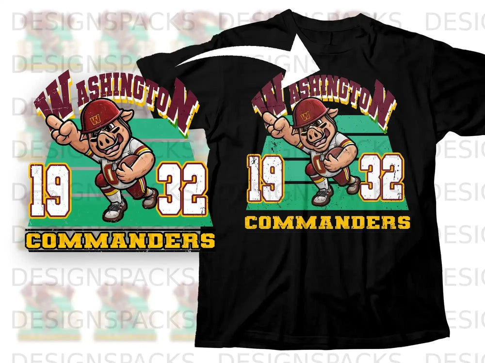 Washington Commanders Football 1932 Design T-shirt