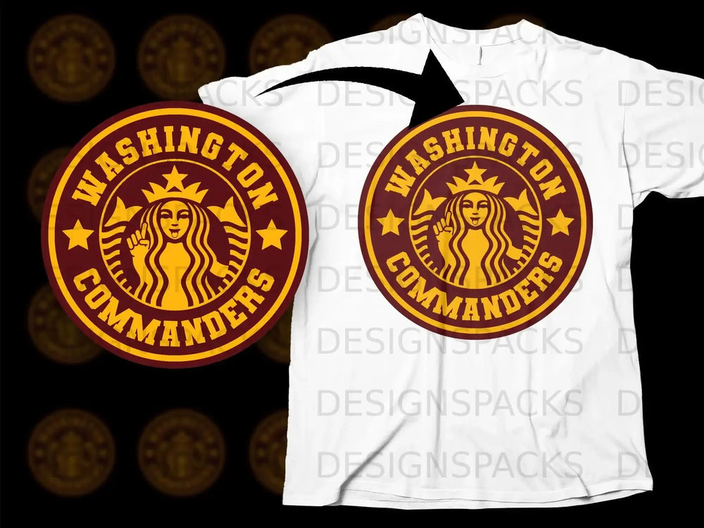 Washington Commanders Unique Emblem Graphic Shirt