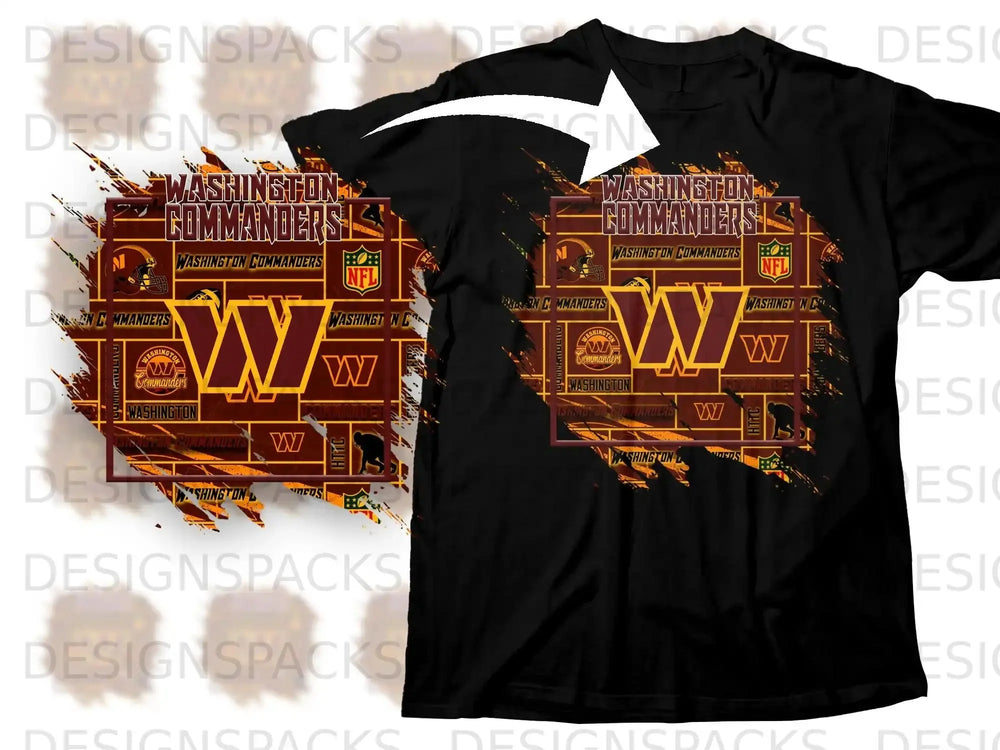 Washington Commanders NFL Team Logo Graphic Shirt