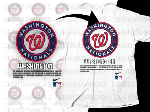 Washington Nationals Team Logo Png Digital Download