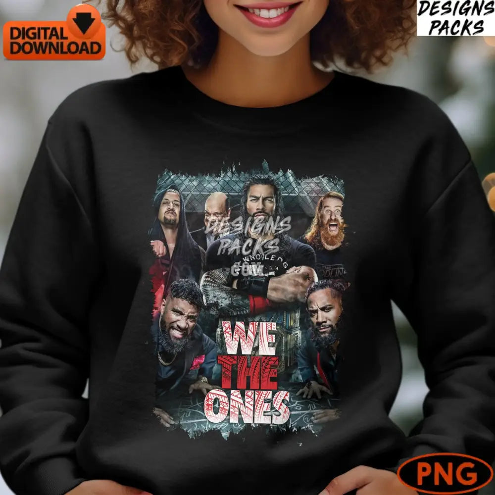 We The Ones Wrestling Team Digital Download Png Format Fan Art