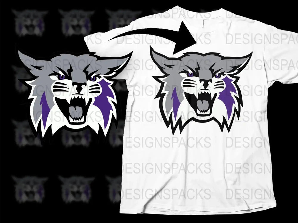 Weber State Wildcats College Football Png Digital Download