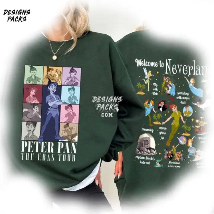 Welcome To Neverland Tinker Bell Cartoon Land Peter Pan The Eras Tour Png Design