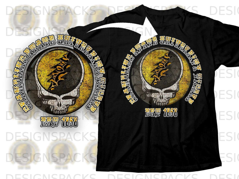 Grateful Dead University Skull Graphic Tshirt
