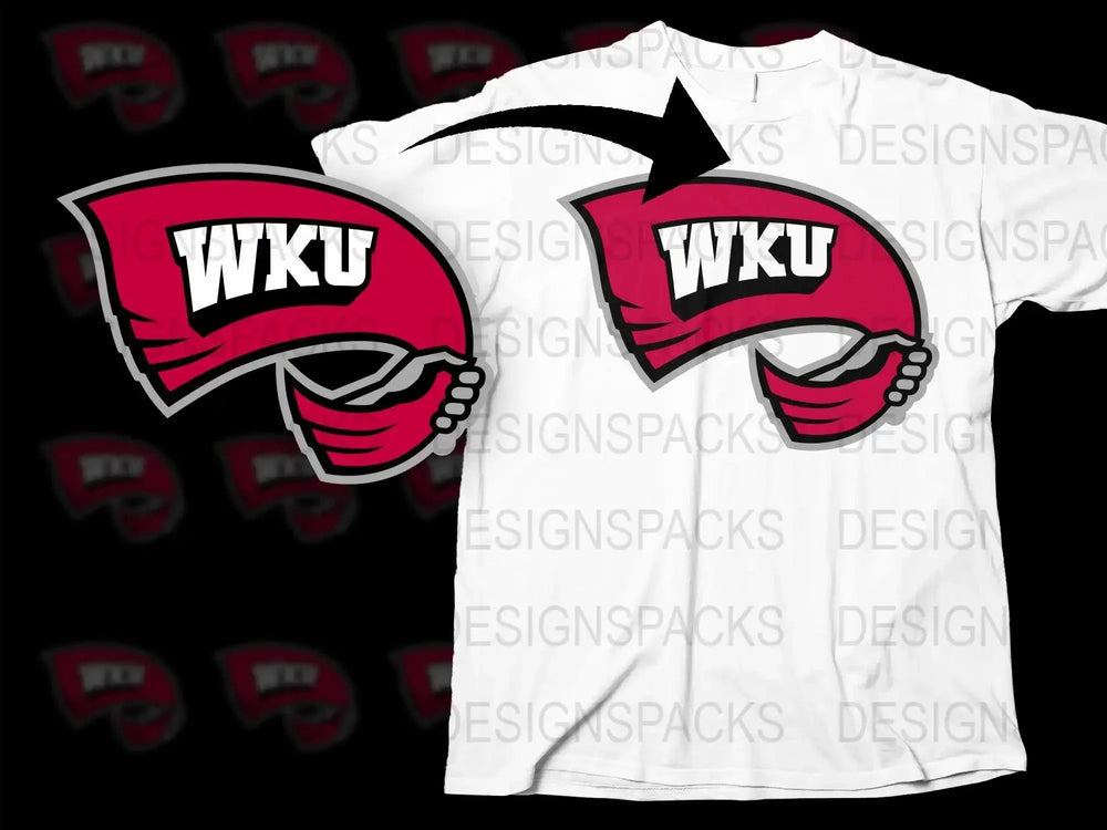 Western Kentucky Hilltoppers College Football Png Digital Download