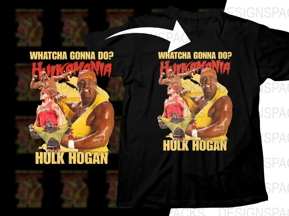 Whatcha Gonna Do Hulk Hogan Wrestling Champion Bootleg Png Digital Download