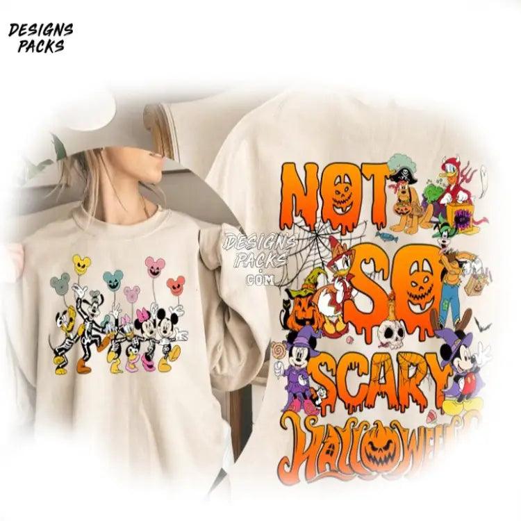 Where Dreams Come True Halloween Cartoon Mickey’s Not - So - Scary Party Png Design