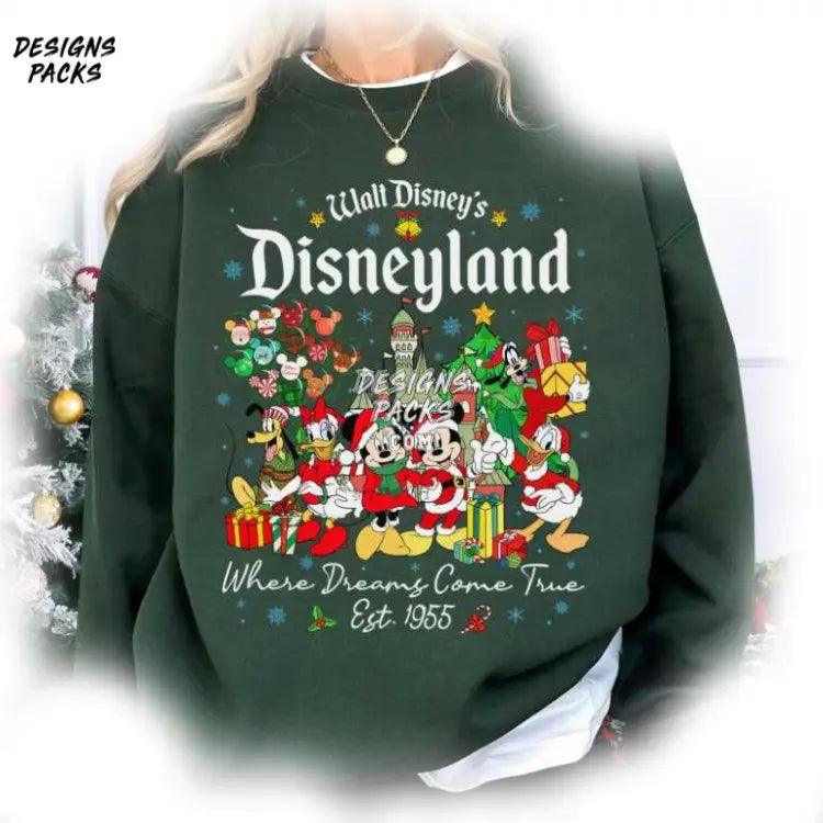 Where Dreams Come True Mickey’s Very Merry Christmas Party Cartoon Land Est 1955 California Png