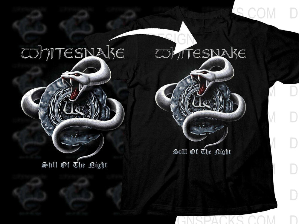 Whitesnake Still Of The Night Rock Band Png Halftone Digital Download