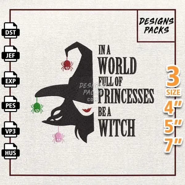 Witches Halloween Embroidery Design