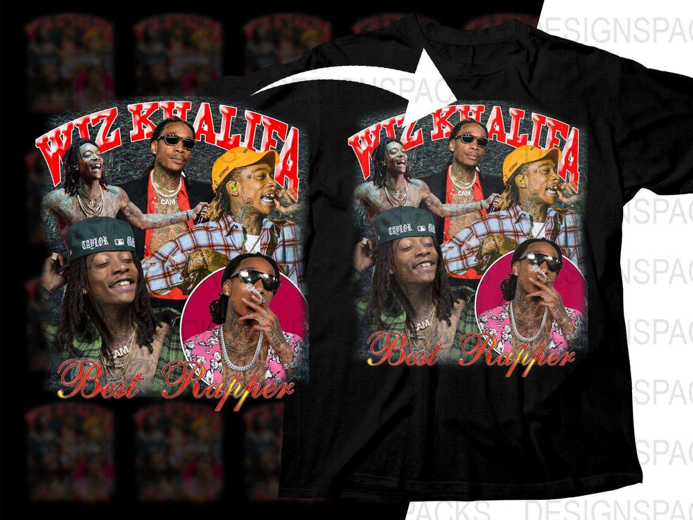 Wiz Khalifa Bootleg Best Rapper Png Digital Download