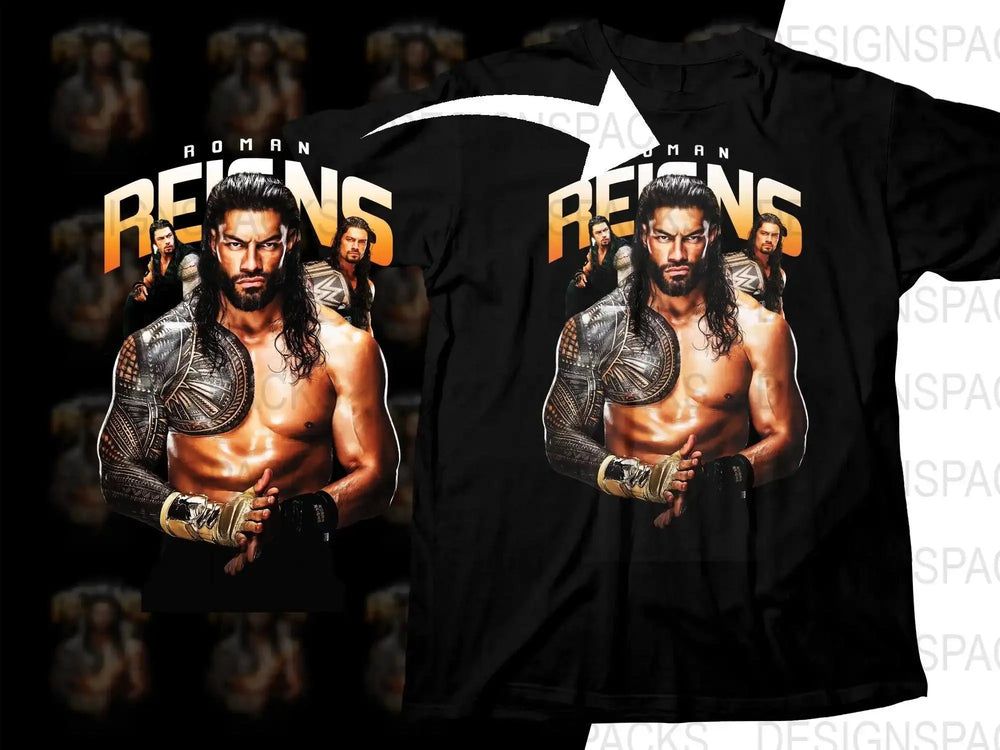 Wrestling Superstar Roman Reigns Wrestling Bootleg Graphic Png Digital Download