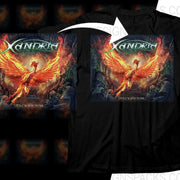 Xandria Sacrificium Fiery Phoenix Design Rock Png Halftone Digital Download