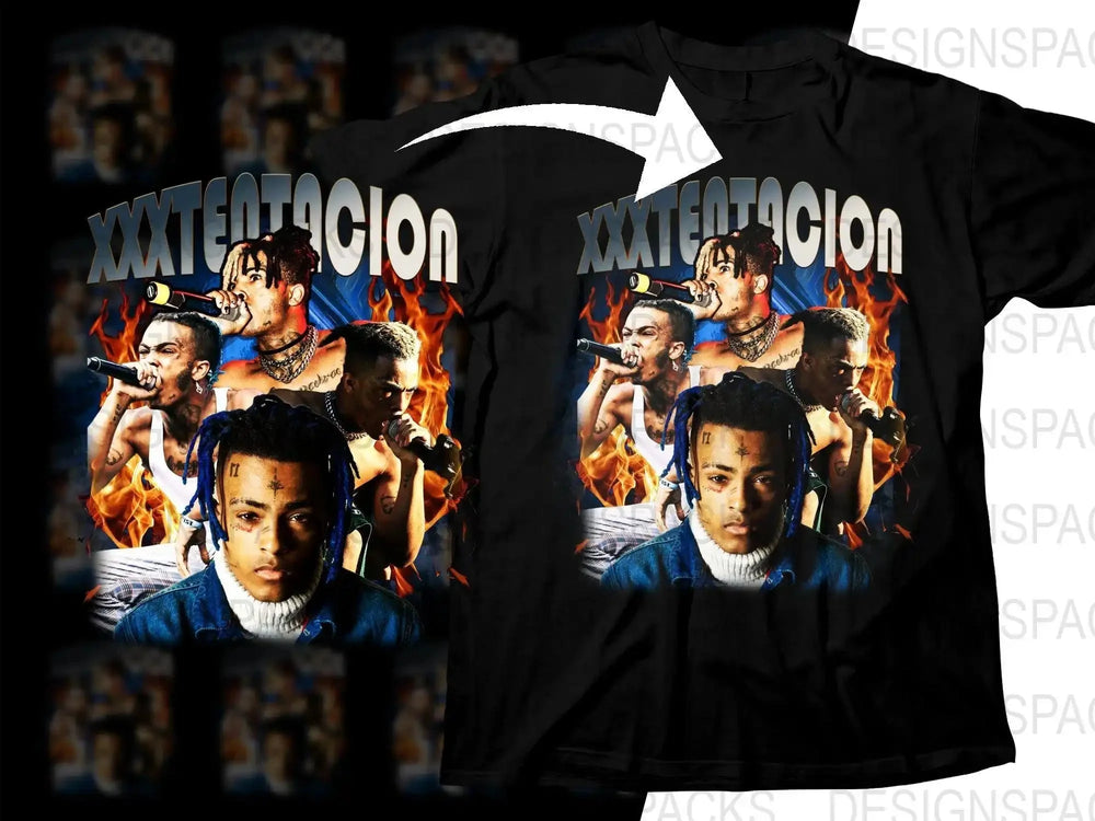 XXXTentacion Iconic Bootleg Music Graphic Png Digital Download