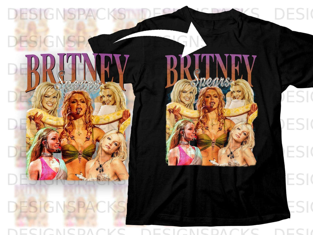 Britney Spears "Toxic" music video promo t-shirt.