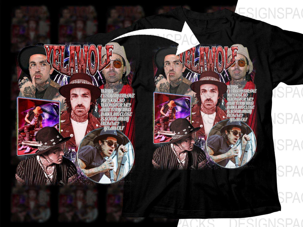 Yelawolf Graphic Bootleg Vintage Style Artistic Png Digital Download