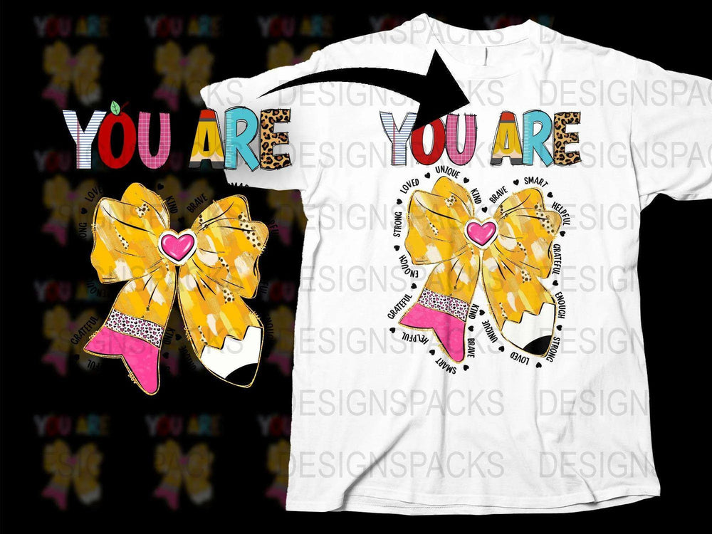 Inspirational Quote T-Shirt, You Are Enough Tee, Positive Message Graphic Shirt, Colorful Butterfly Design, Unisex Fashion Top