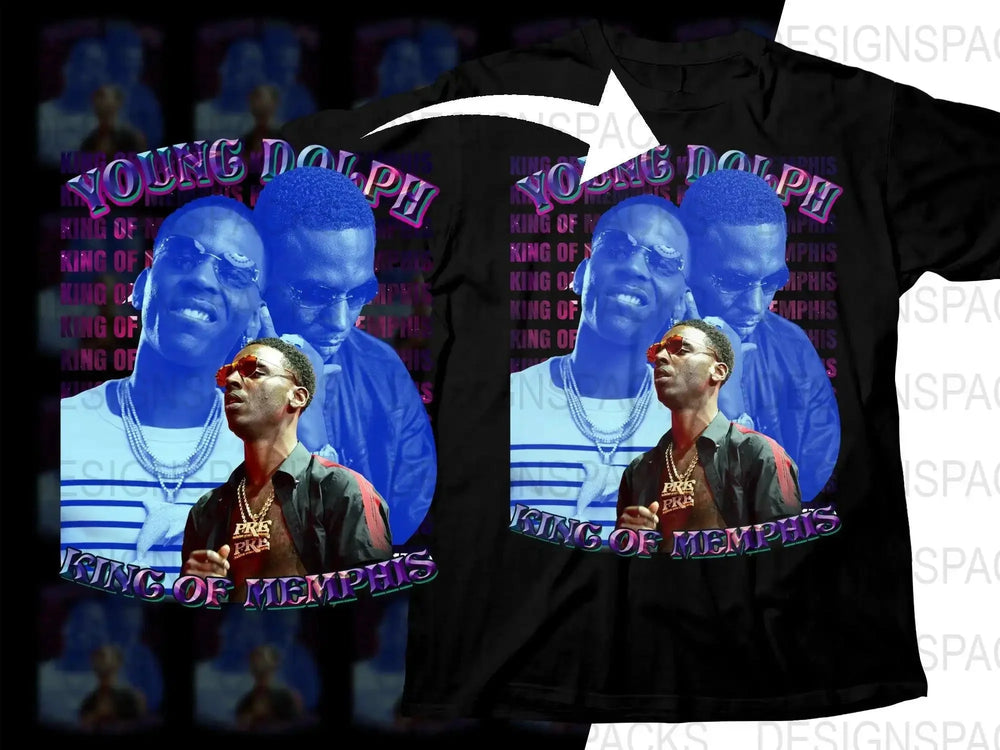 Young Dolph King of Memphis Graphic Printed Png Digital Download