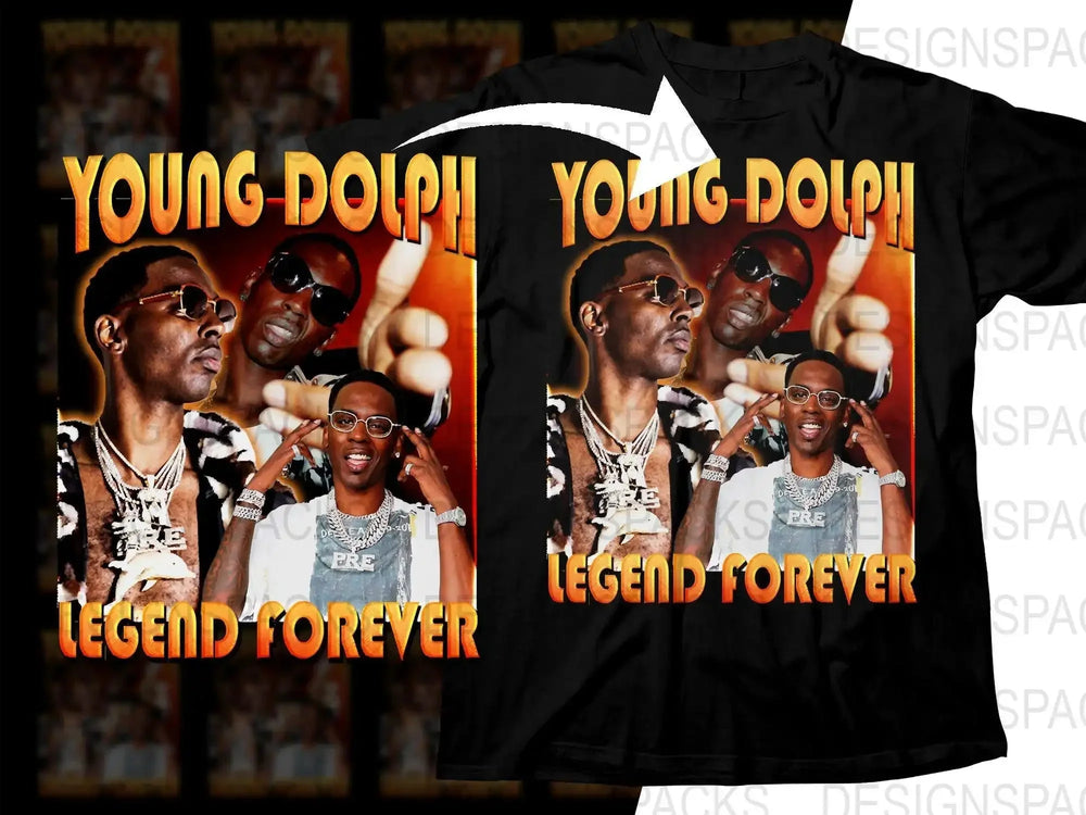 Young Dolph Legend Forever Graphic Png Digital Download