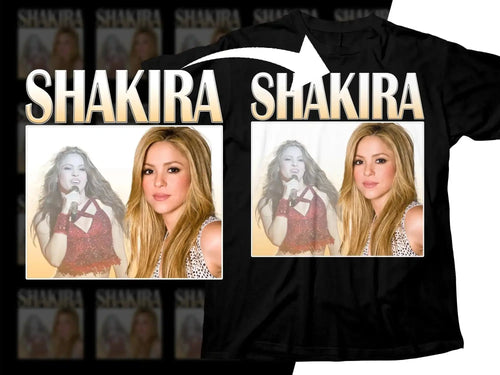 Young Shakira Fan Png Digital Download
