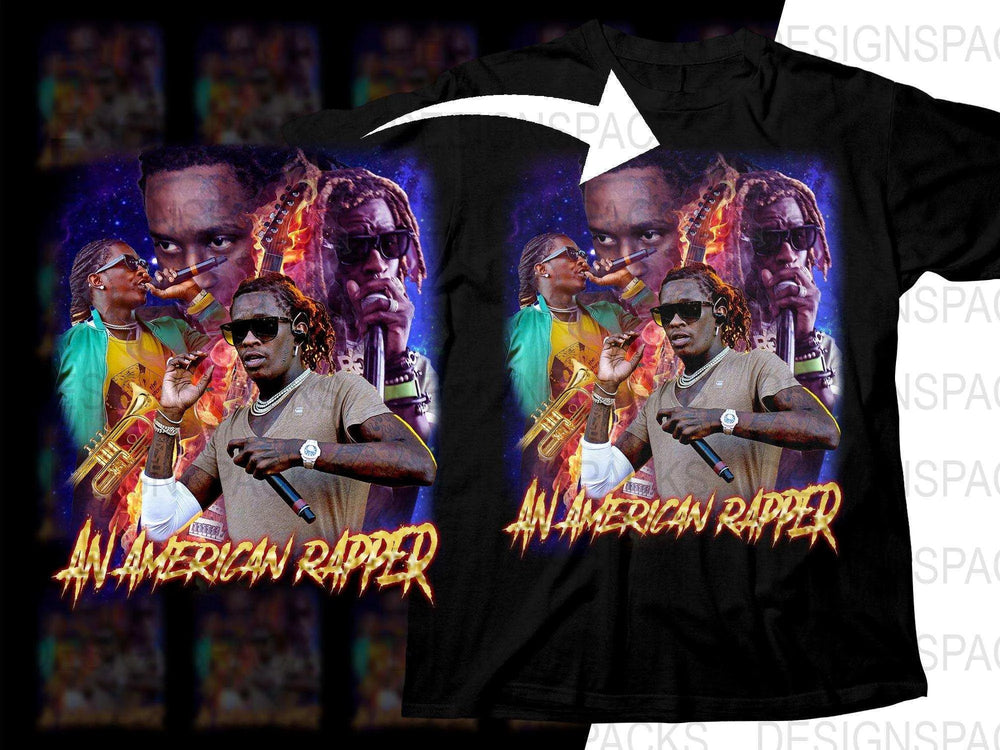 Young Thug An American Rapper Bootleg Graphic Unisex Png Digital Download