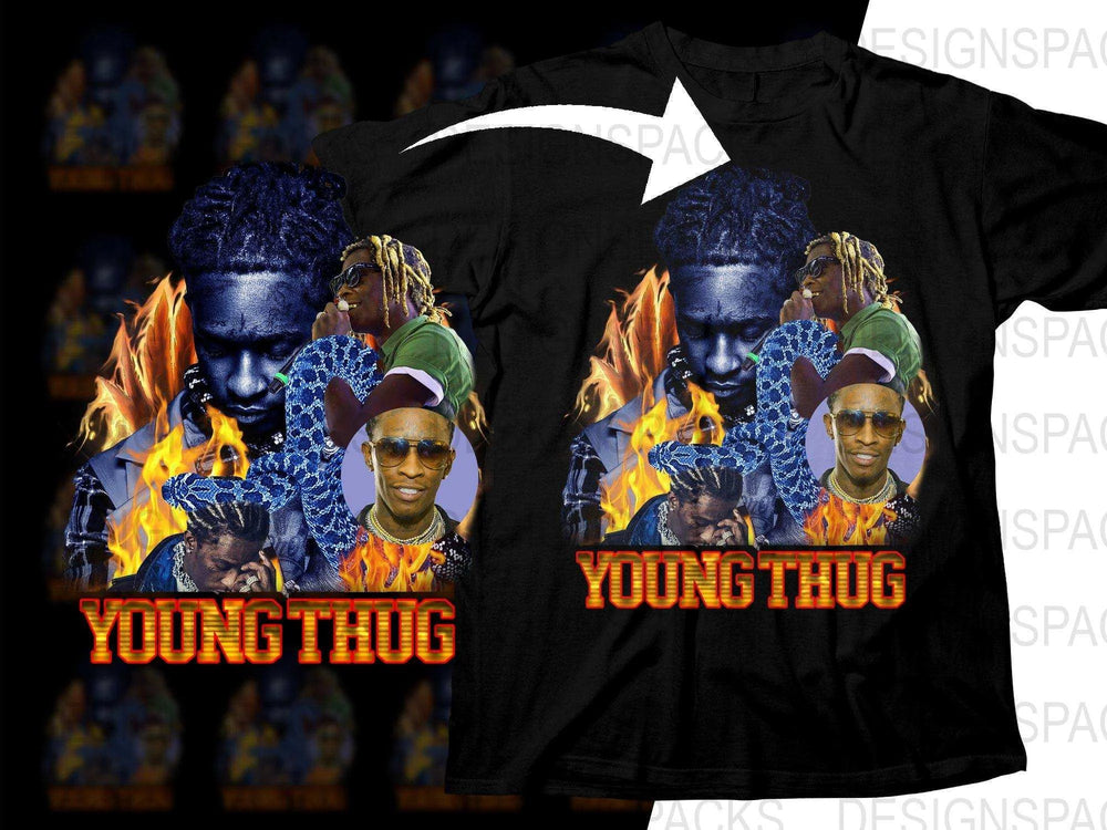 Young Thug Bootleg Music Png Digital Download with Vibrant Graphics