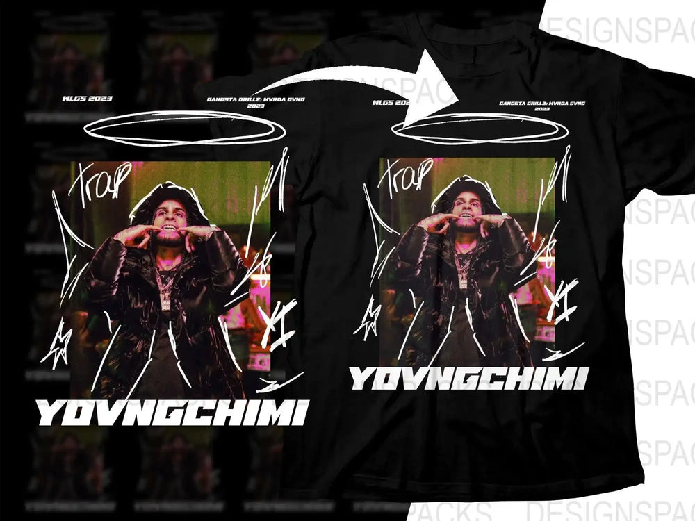 YOVNGCHIMI Music Artist Streetwear Png Digital Download