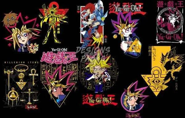 20 YU-GI-OH! Designs Bundle PNG