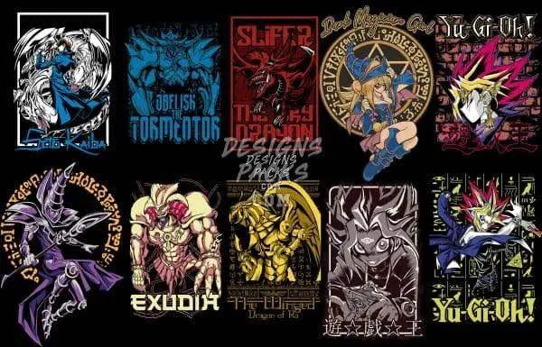 20 YU-GI-OH! Designs Bundle PNG