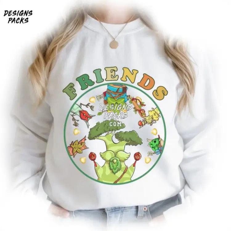 Zelda Korok Friends Sublimation Png Design