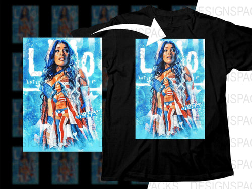 Zelina Vega Wrestling Champion Wrestling Graphic Png Digital Download