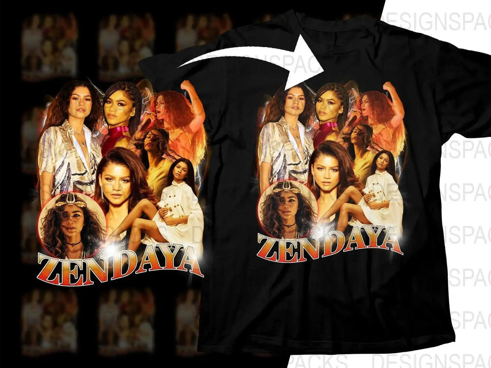 Zendaya Bootleg Unique Bootleg Movie Fan Art Png Digital Download
